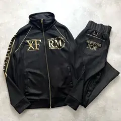 平成 y2k 00s Xfrm ジャケット セットアップ ラインストーン 黒金 2026年最新】Xfrm メンズ ジャージの人気アイテム - メルカリ