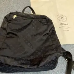 美品russet ネイビーリュック