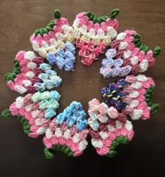 彩りいちご❣️アクリルたわし