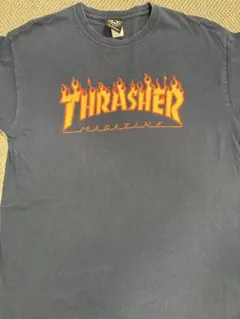THRASHER MAGAZINE フレイムロゴ Tシャツ Lサイズ