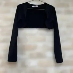 Tika ブラック クロップドカーディガン