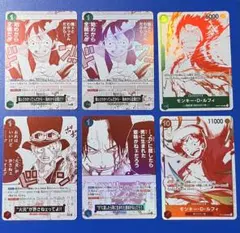 ワンピースカード　トレジャーキャンペープロモ　6枚