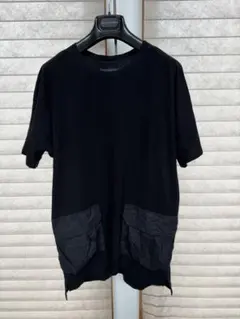 Y-3 ブラック Tシャツ ポケット付き　ヨージヤマモト