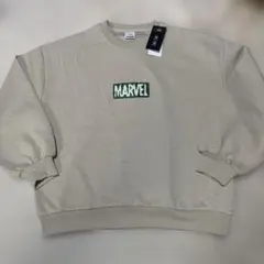 MARVEL ベージュ トレーナー