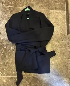 Hugo boss 1度着用　ネイビー ローブスタイルジャケット