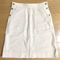MHL 台形スカート スエード調