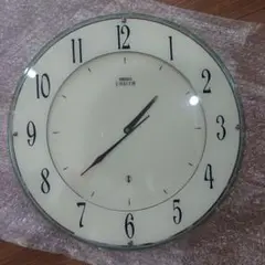 SEIKO EMBLEM 掛時計 ホワイト　ジャンク品扱い