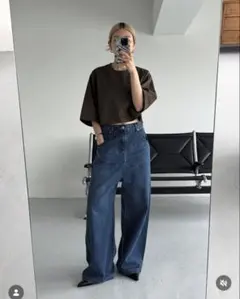 RIM.ARK Middle straight blue denim 新品未使用のサムネイル
