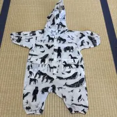 chocolatesoup ベビーレインコート？ 80cm 動物柄