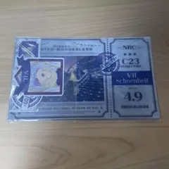 ツイステ　チケット風マルチホルダー＆ステッカー3枚セット　ヴィル