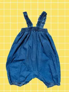 美品【ベビー服】【tete a tete】サロペット 80cm