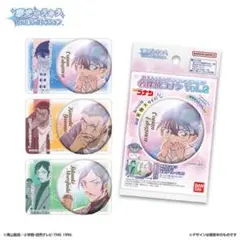 名探偵コナン 彩光キラキラカンバッジ　缶バッジ　怪盗キッド　コナン