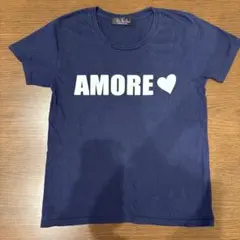 ピチT Ra Iride AMORE ロゴ 半袖Tシャツ ネイビーのサムネイル