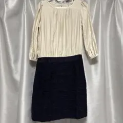 ユナイテッドアローズ　七分丈ワンピース　size記載38