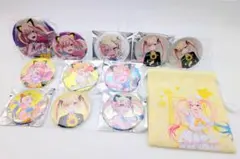 夢限大みゅーたいぷ 仲町あられ 巾着缶バッジ11点セット BanG Dream