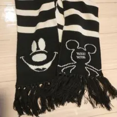 ミッキー ボーダーデザイン マフラー