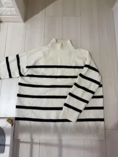ユニクロ　ボーダーニット