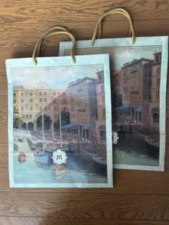 平成レトロ東京ディズニーシー　ホテルミラコスタ　紙袋　宿泊者限定　ショッパー