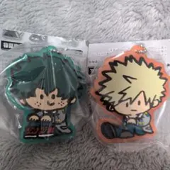 僕のヒーローアカデミア　カプセルラバーマスコット　緑谷出久＆爆豪勝己