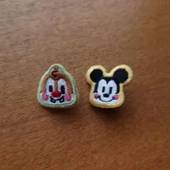 ミッキーマウス デール 刺繍ピンバッジ ディズニーストア