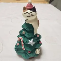 【廃盤レア】デコレ コンコンブル イタズラ子猫ツリー クリスマス 三毛猫 猫のサムネイル