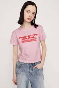 SLY　COMPACT　LOGO　Tシャツ　コンパクトロゴTシャツ　ピンクのサムネイル