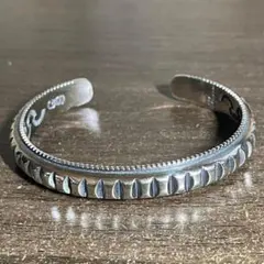 NAVAJO OLD シルバー 925 ネイティブ ツイスト ワイヤー バングル