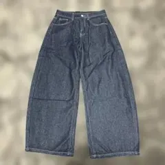 Dazy ワイドレッグデニムパンツ Lサイズ　濃紺