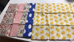 カットクロス　ハンドメイド　素材　ハギレ　生地 柄物