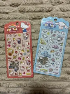 【新品】トキトキシールセット（ハローキティ＆シナモロール) 2点セット