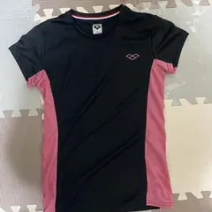 テニス Tシャツ ブラック/ピンク M