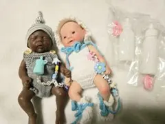 ♡最終価格♡フルシリコンベビー ドール3体セット of付 リボーンドール