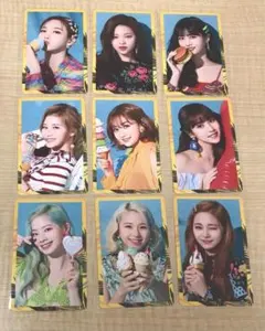 ❶ TWICE Happy Happy ハイタッチ トレカ 9枚 まとめ売り