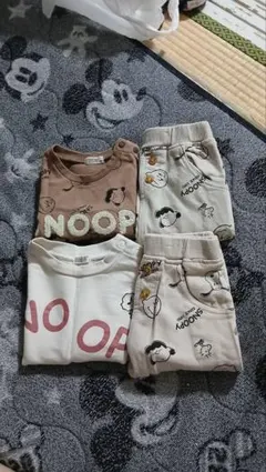[中古美品]☆スヌーピー Tシャツ・パンツセット☆最終値下げ※のサムネイル