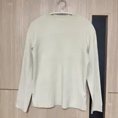 【最終値下げ！】長袖カットソー クルーネック アイボリーのサムネイル