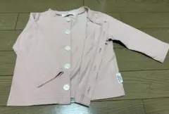 べべピンクカーディガン80女の子