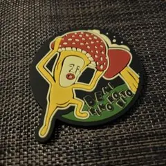 こびとづかん　一番くじ　H賞　蓄光ラバーコースター　ベニキノコビト