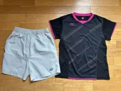 ミズノバドミントンウェアM　YONEXハーフパンツM