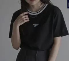 Reebok リンガーTシャツ ブラック