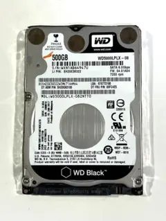 【0715】中古Western Digital製 2.5インチ HDD500GB