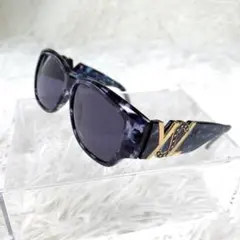 希少　イブサンローラン　YSL ロゴ　サングラス マーブル柄 ゴールド　べっこうのサムネイル