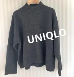 UNIQLO グレー ハイネックセーター L