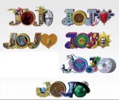 ジョジョの奇妙な冒険 一番くじ H賞 ロゴ LOGO 6点セット セミコンプ