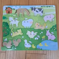 どうぶつ　型はめ　パズル