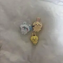 モモンガ うさぎ クリップ フィギュア