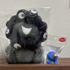 EXPO 2025 ミャクミャクお手玉風ぬいぐるみ黒S マグネット 2点セット