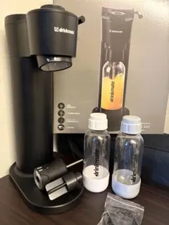 drinkmate Series660炭酸水メーカー ブラック 2ボトル付きのサムネイル