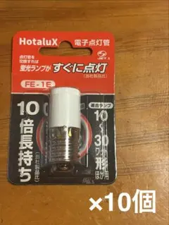 10個　HotaluX 電子点灯管 FE-1E 蛍光灯用