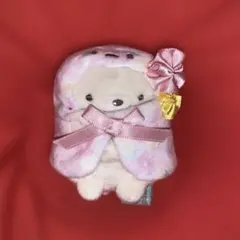 すみっコぐらし　ぬいぐるみ　ねこ　お着替えすみっコ　花柄 ピンク　セット　レア