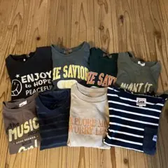 キッズ 男の子　長袖カットソー 110〜120cm 8点まとめ売り